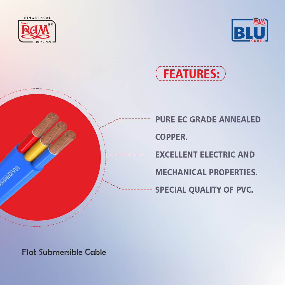 BLU Flat Submersible Cable