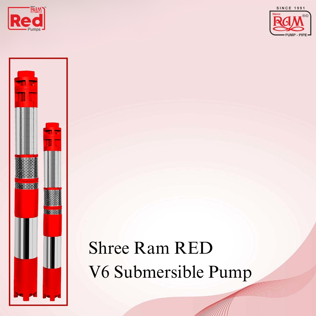 V6 RED Submersible Pump 5.00 HP X 6 Stg (50ft.)