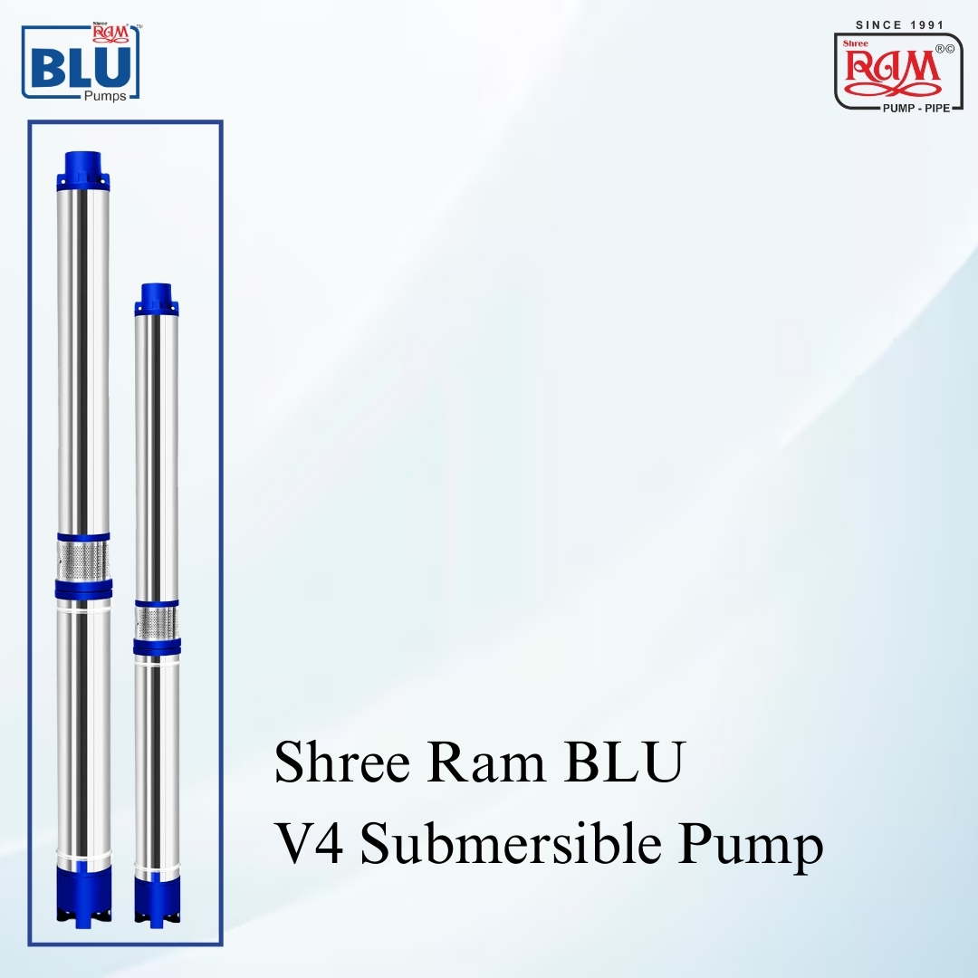 V4 BLU Submersible Pump 2.00 HP X 25 Stg Single Ø