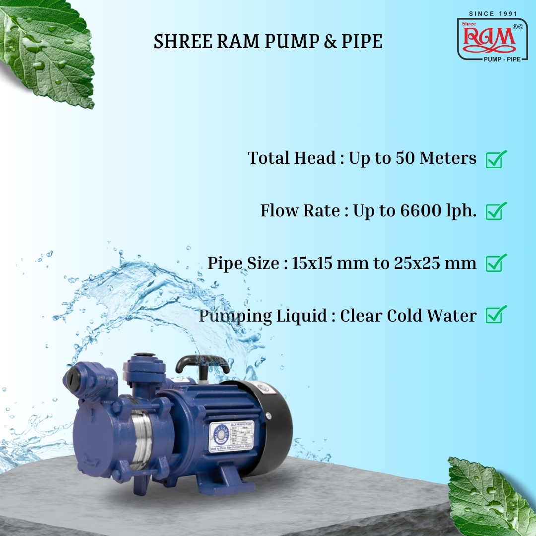 1.00 HP BLU Self Priming Pump Turbo