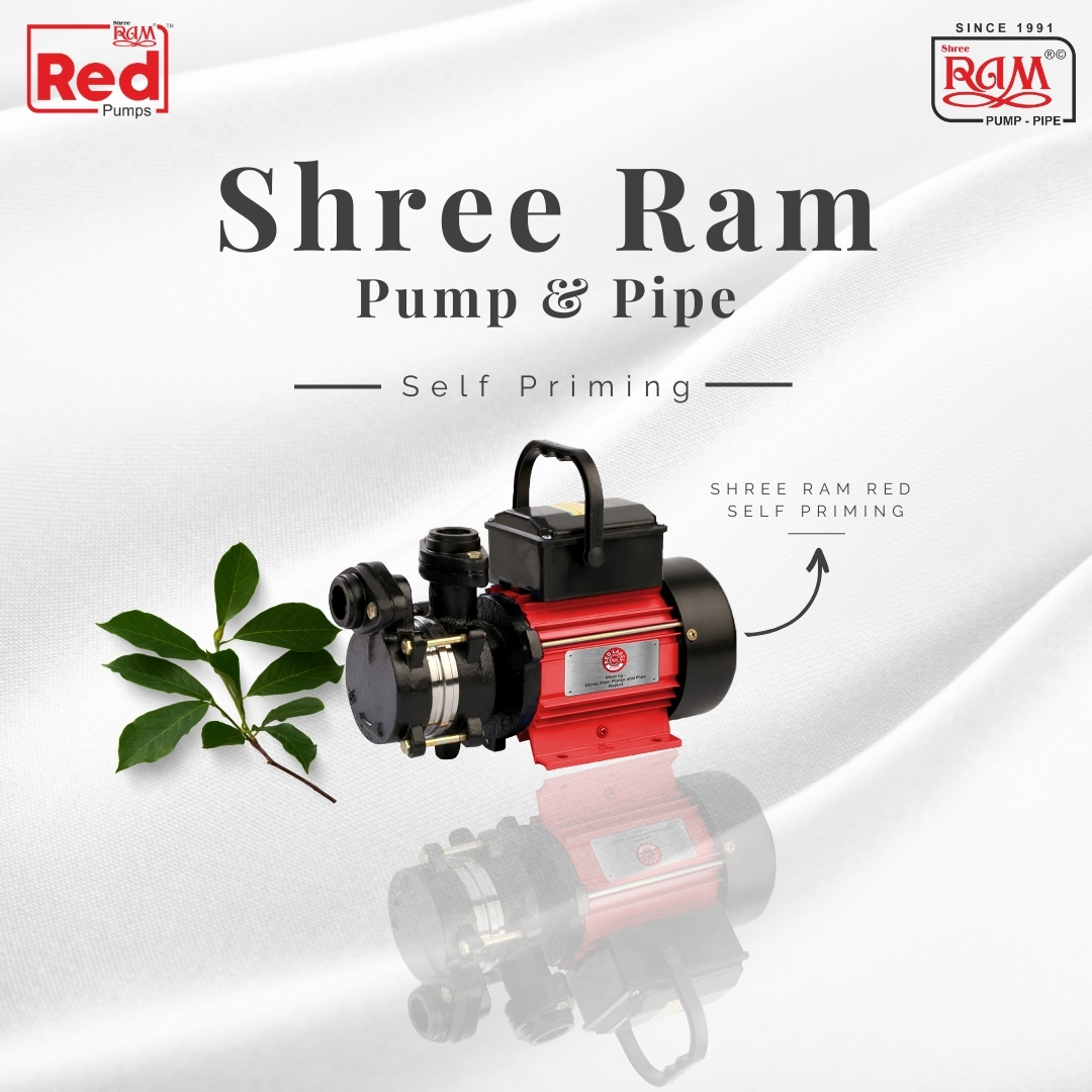 1.25 HP RED Self Priming Pump Big Flow