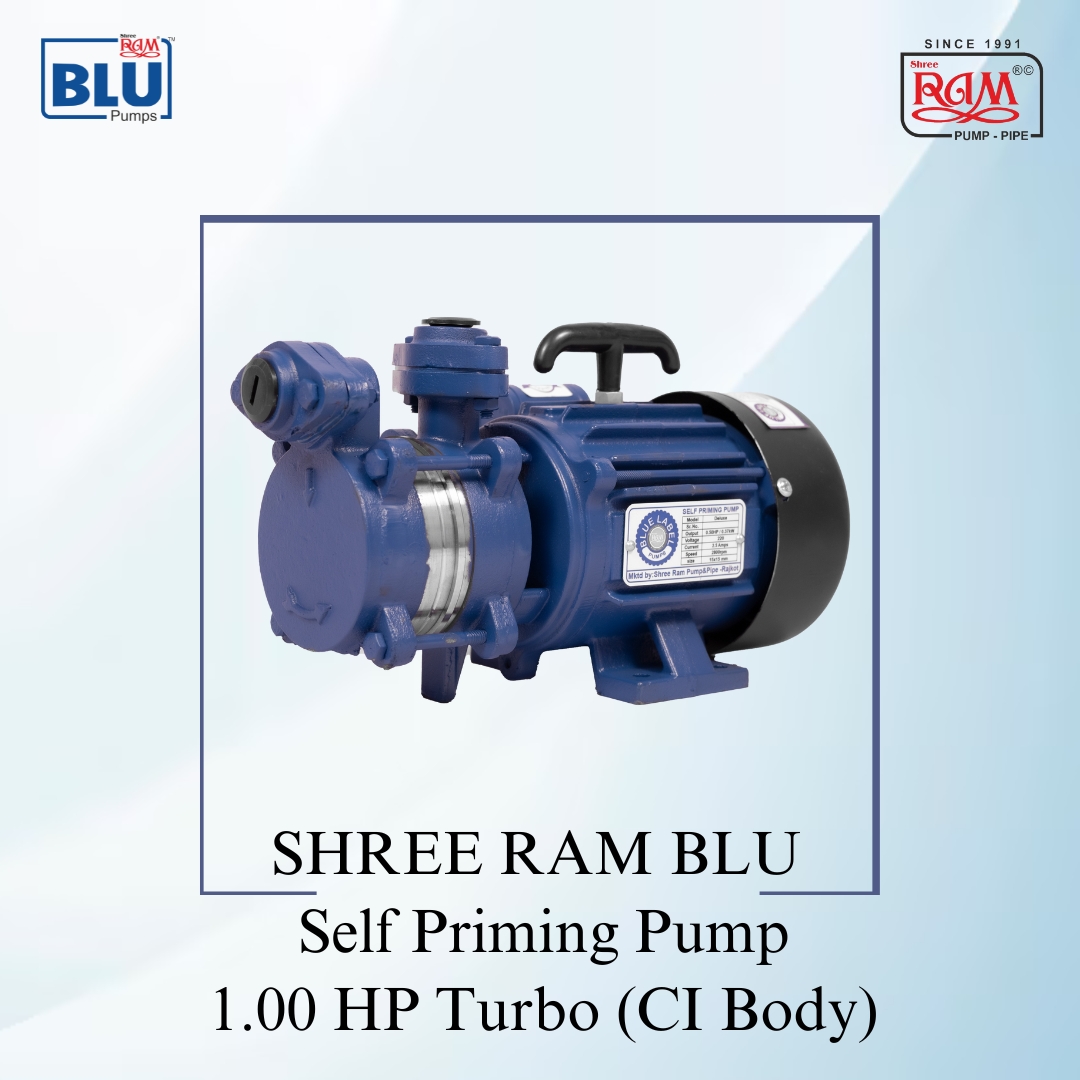 1.00 HP BLU Self Priming Pump Turbo