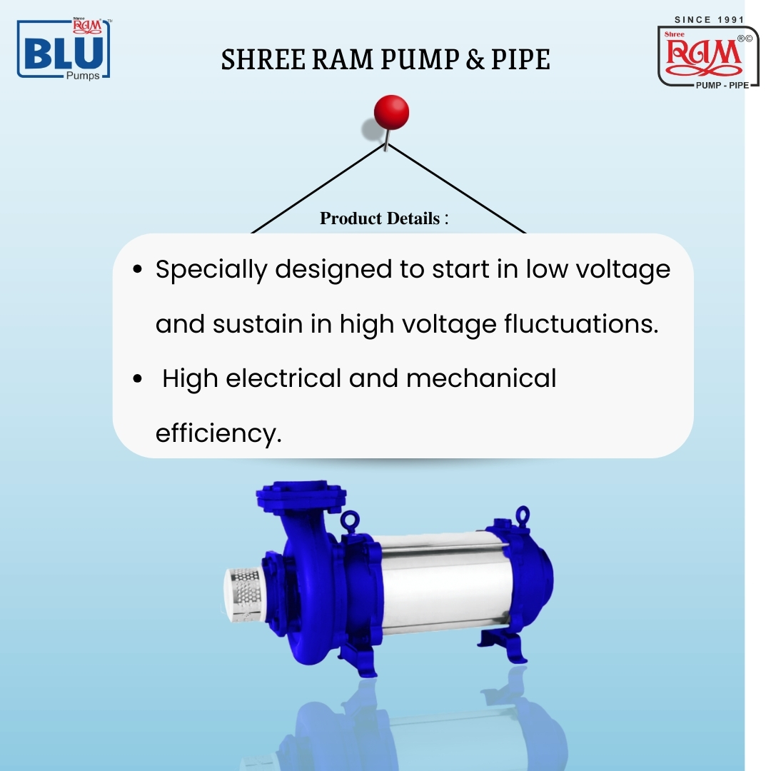 V9 BLU Horizontal Openwell Pump 7.50 HP Low Head