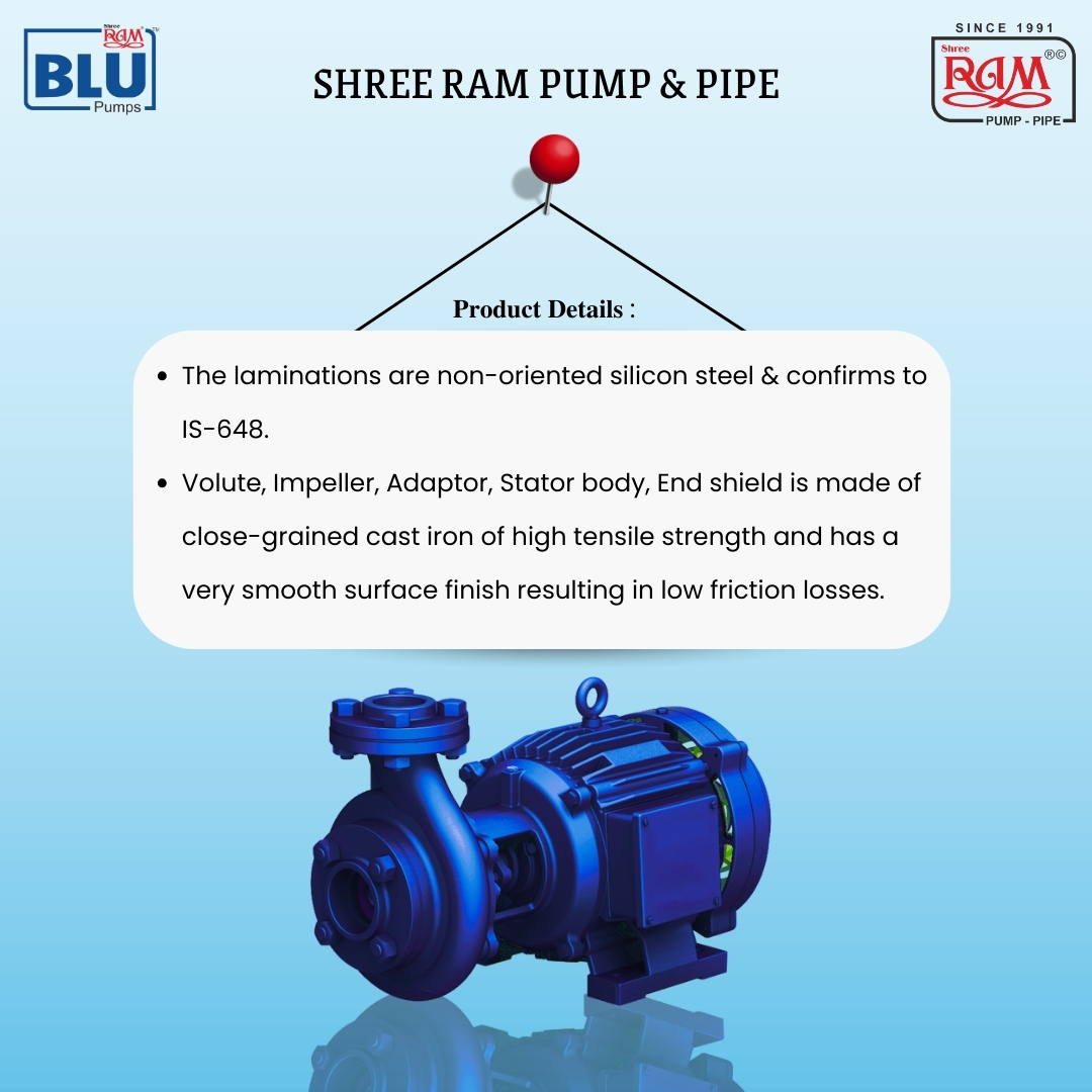 3.00 HP BLU Centrifugal Monoblock Pump