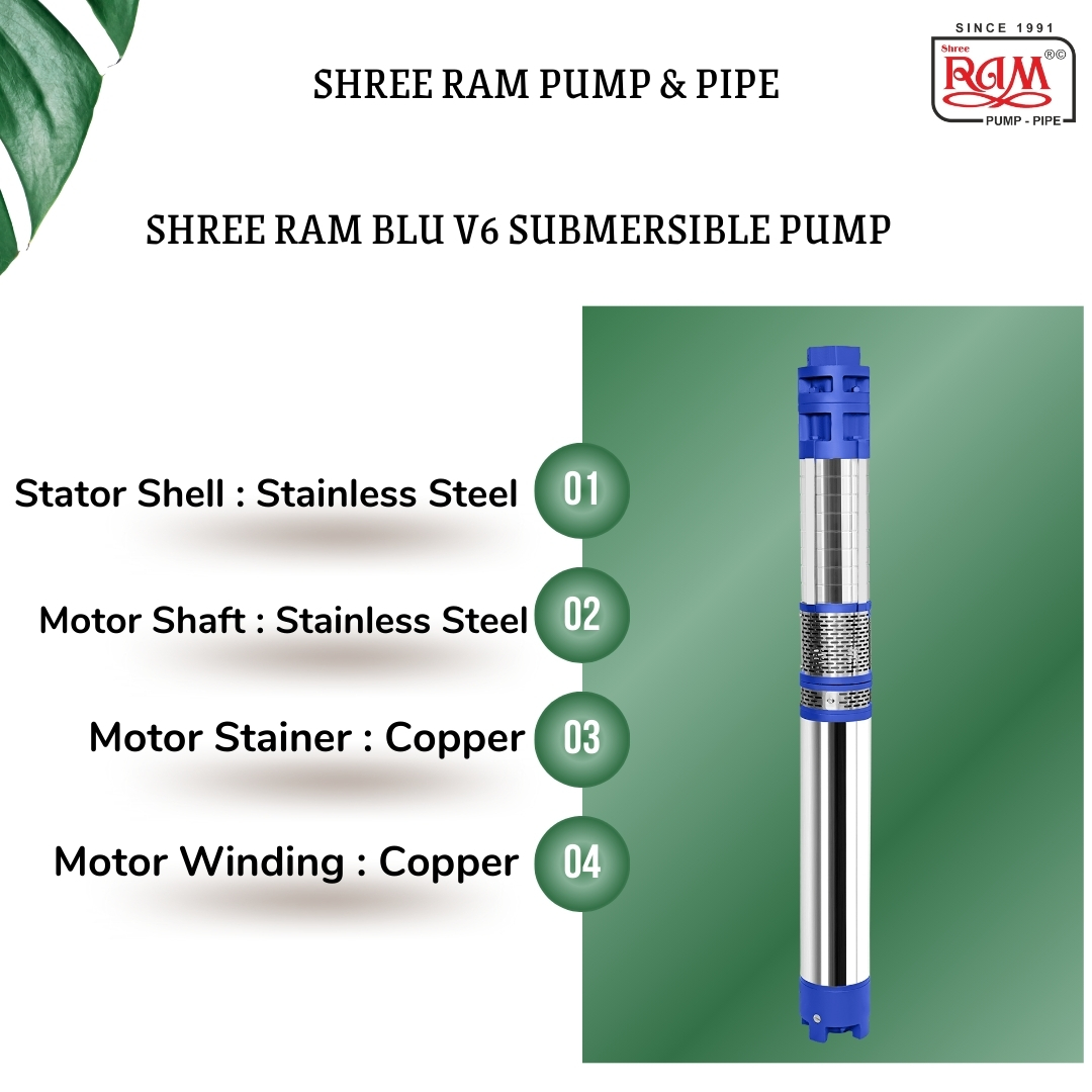 V6 BLU Submersible Pump 7.50 HP X 4 Stg (50ft.)