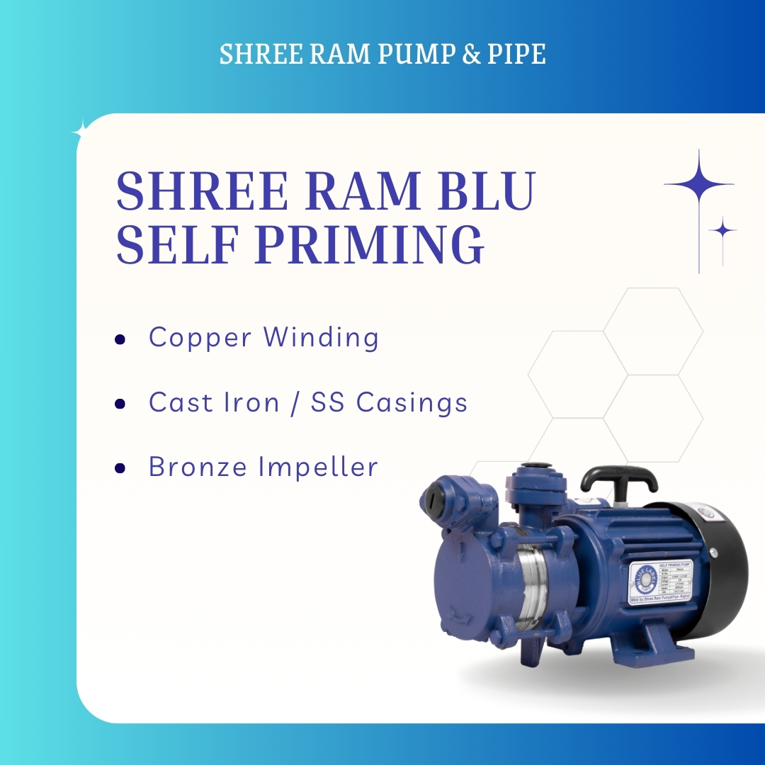 0.75 HP BLU Self Priming Pump Texmo