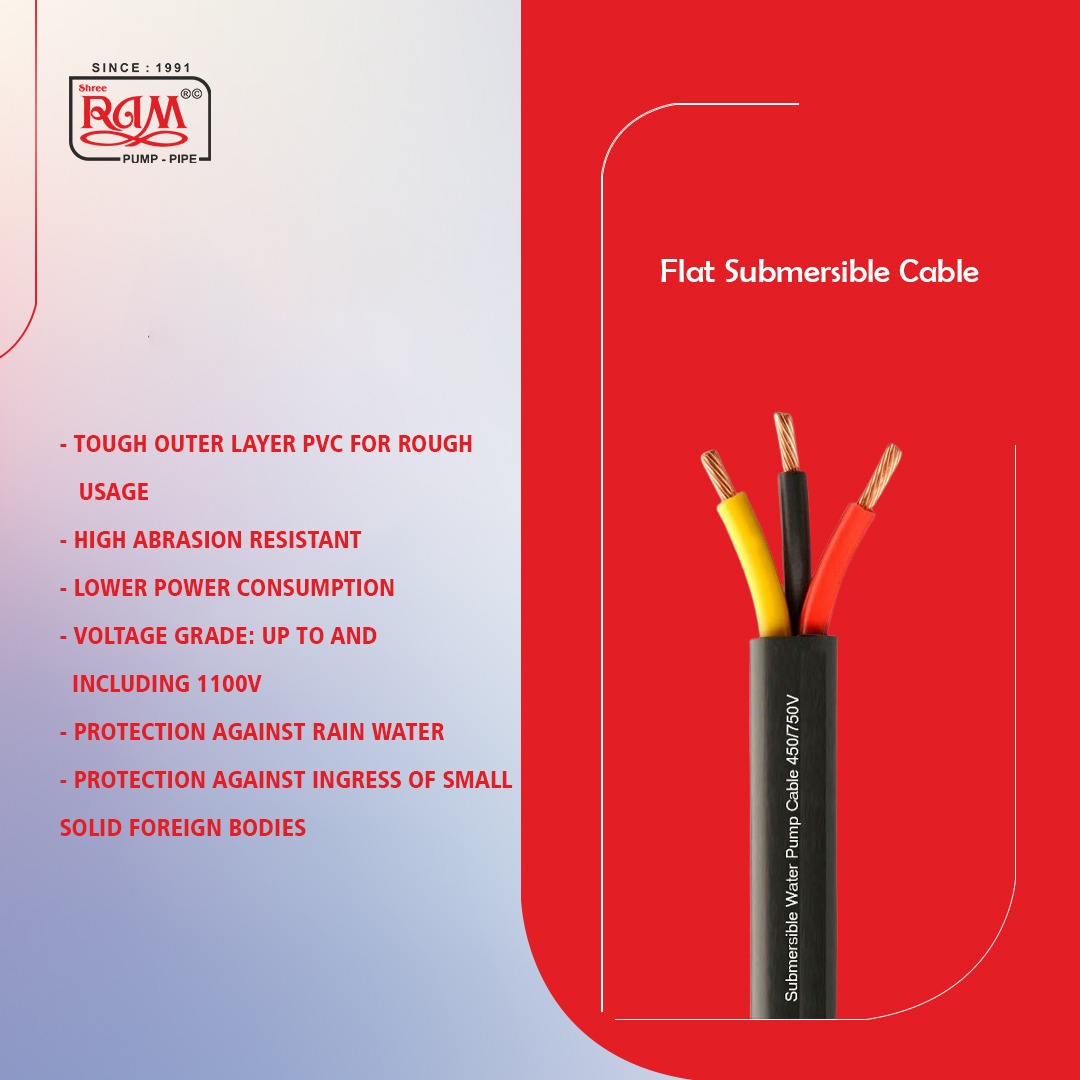 BLEK Flat Submersible Cable