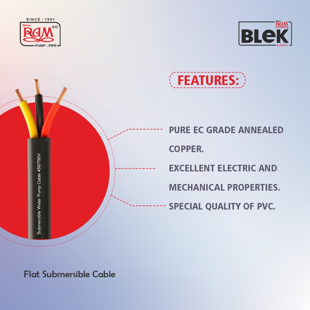 BLEK Flat Submersible Cable