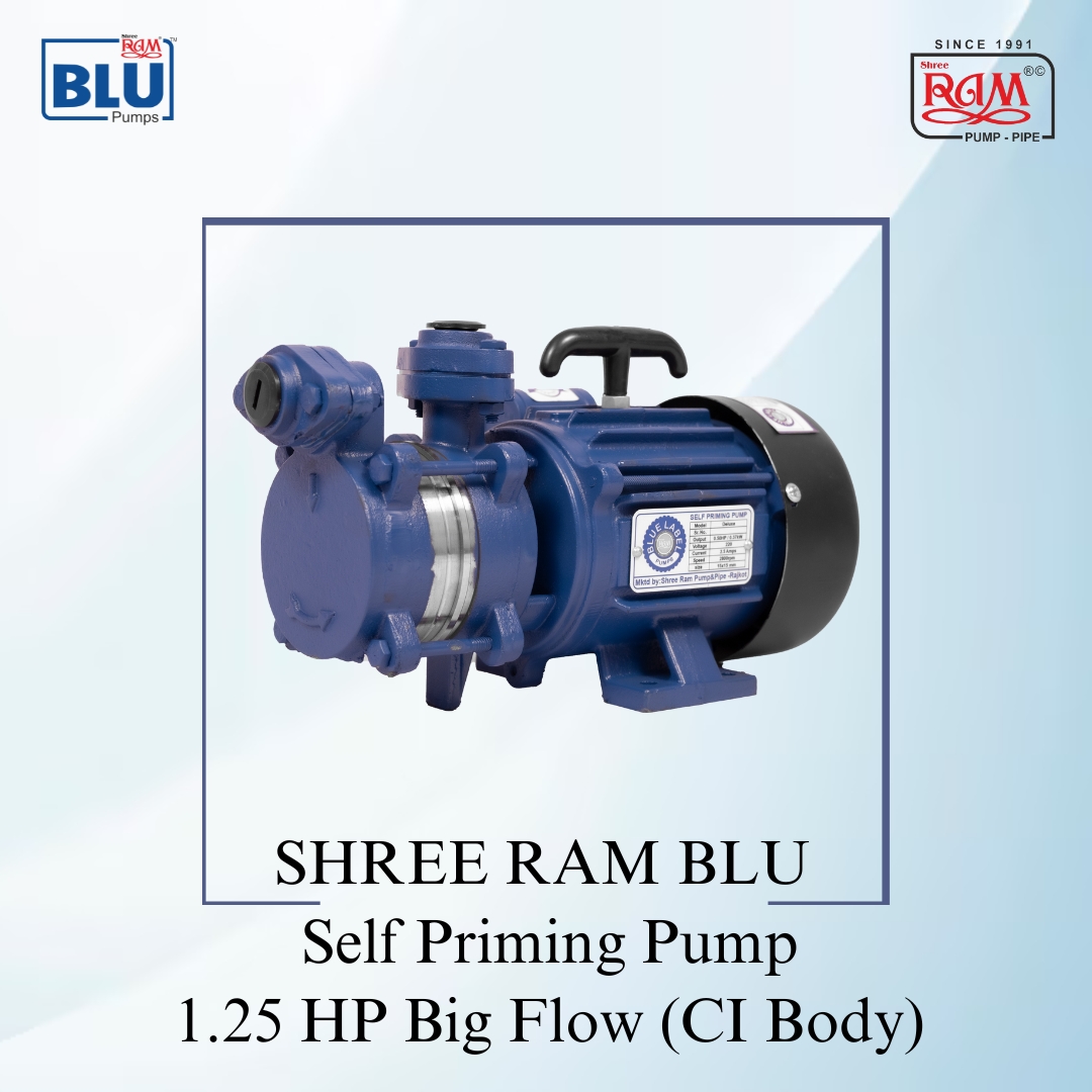 1.25 HP BLU Self Priming Pump Big Flow