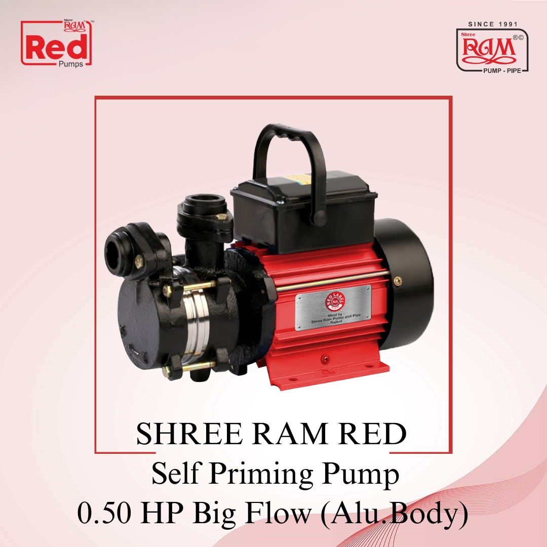 0.50 HP RED Self Priming Pump Big Flow