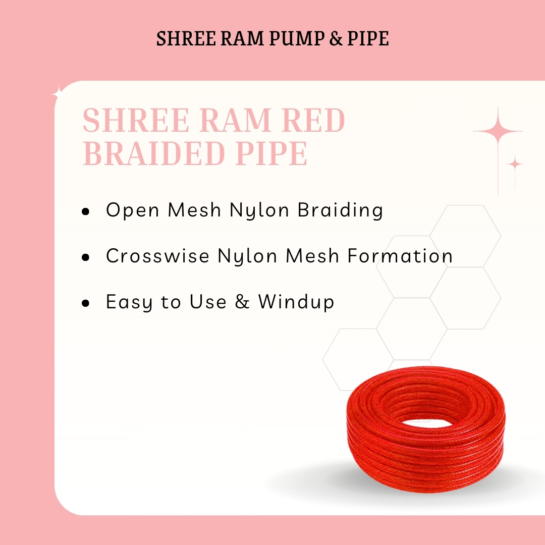 RED Braided Pipe