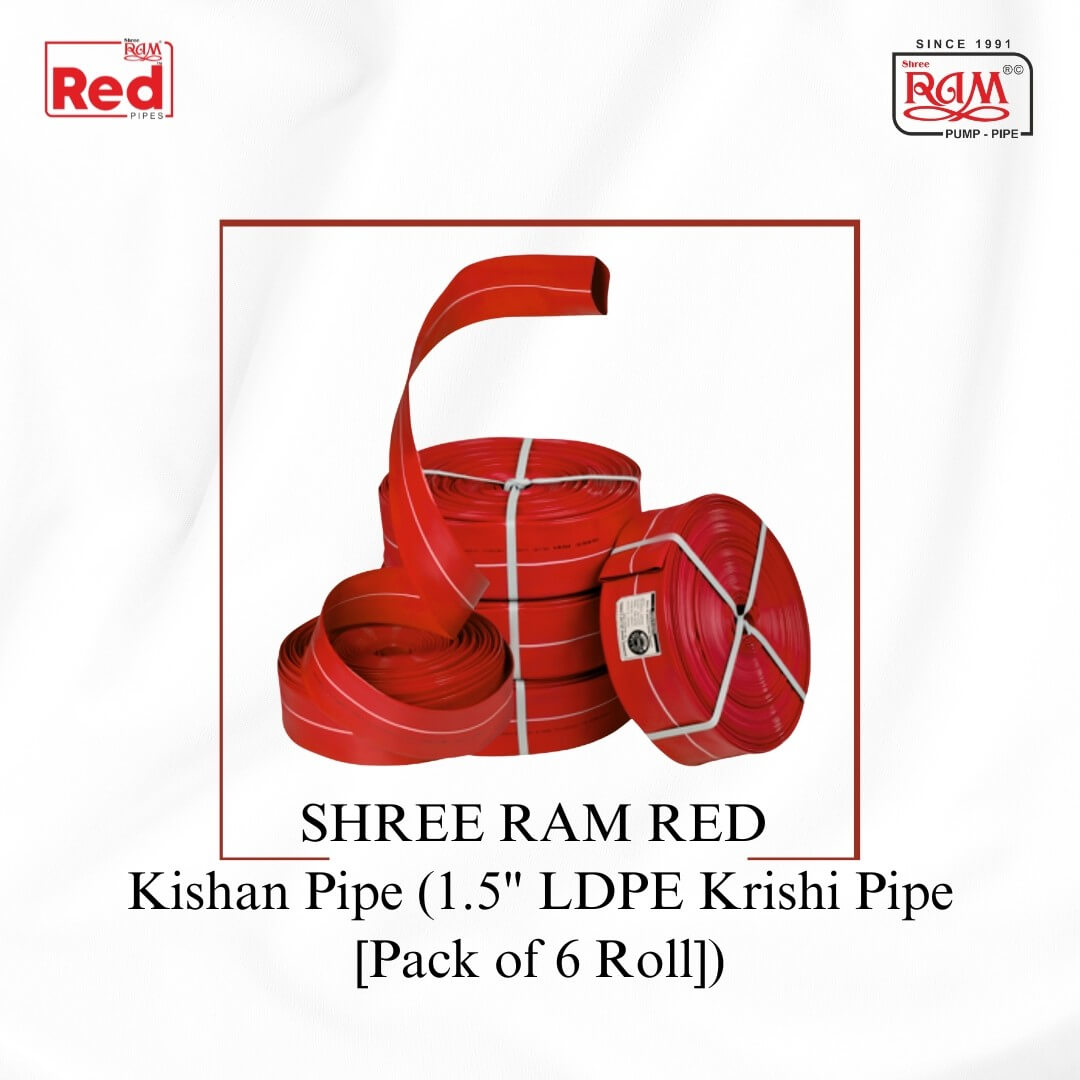 RED Heavy Duty LDPE Krishi Pipe