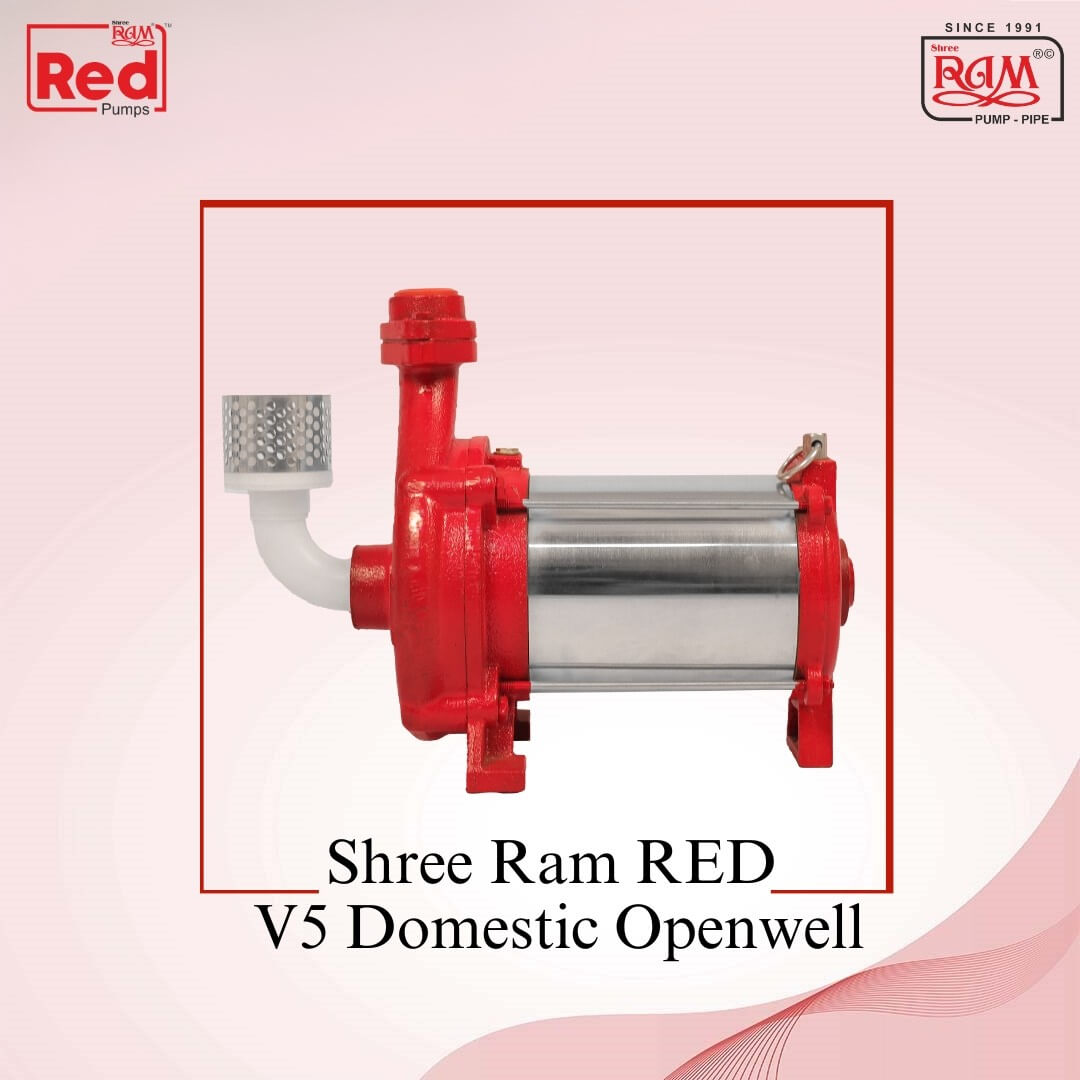 V5 RED Domestic Open Well Submersible Pump