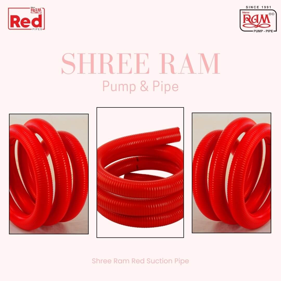 RED Heavy Duty Suction Hose