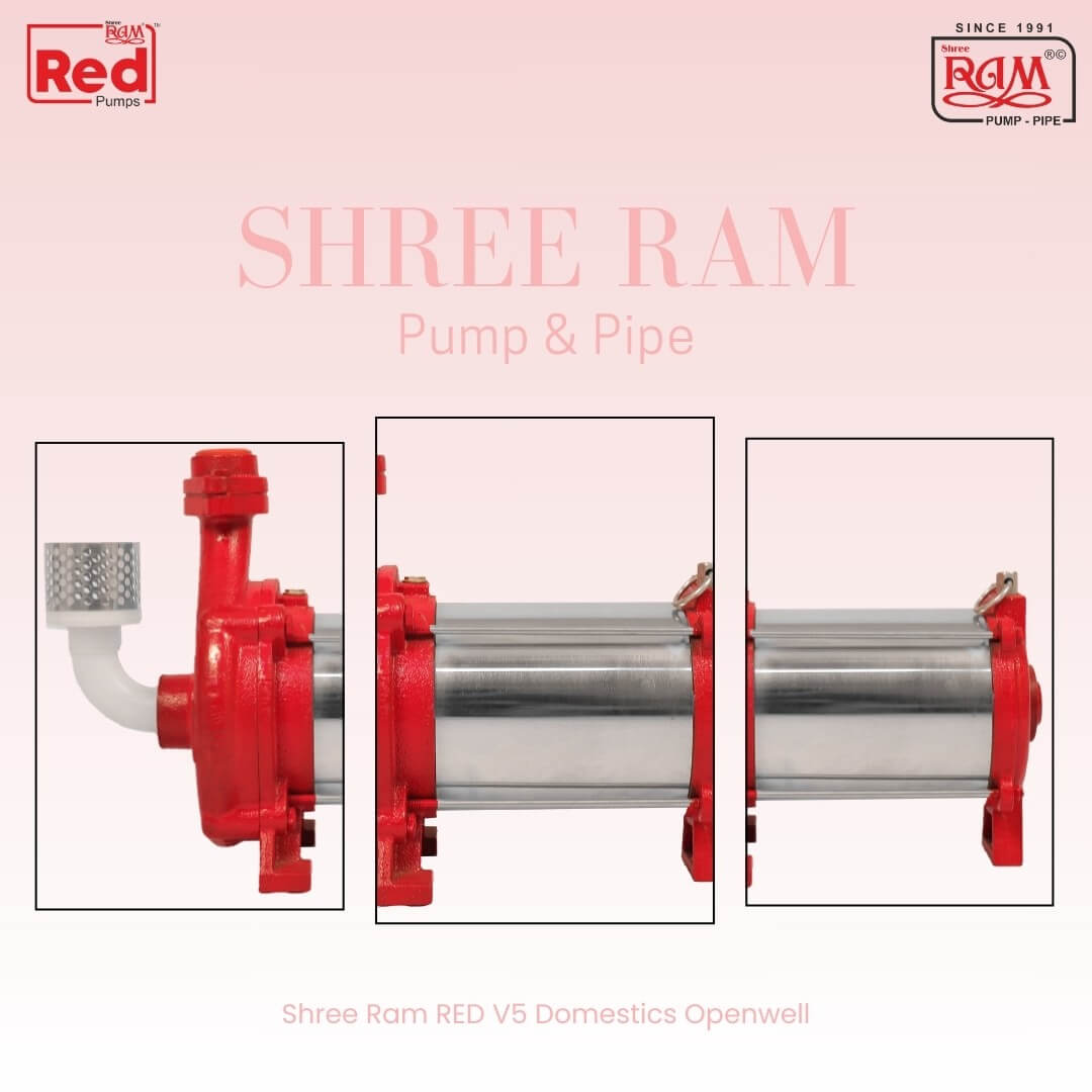 V5 RED Domestic Open Well Submersible Pump