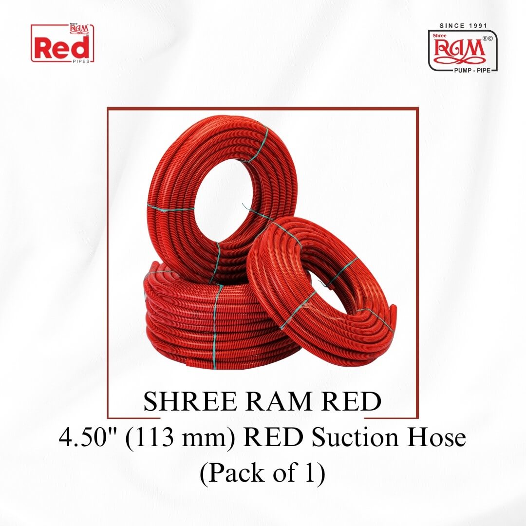 RED Heavy Duty Suction Hose