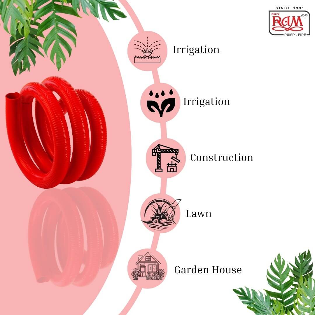 RED Heavy Duty Suction Hose