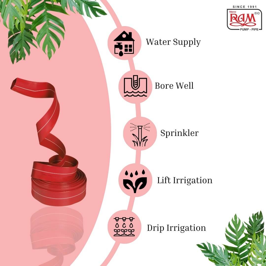 RED Heavy Duty LDPE Krishi Pipe