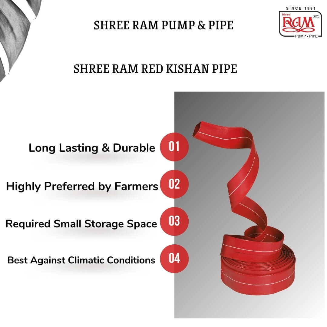 RED Heavy Duty LDPE Krishi Pipe