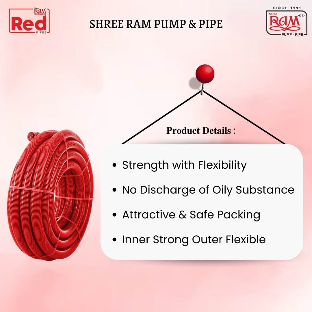 RED Heavy Duty Suction Hose