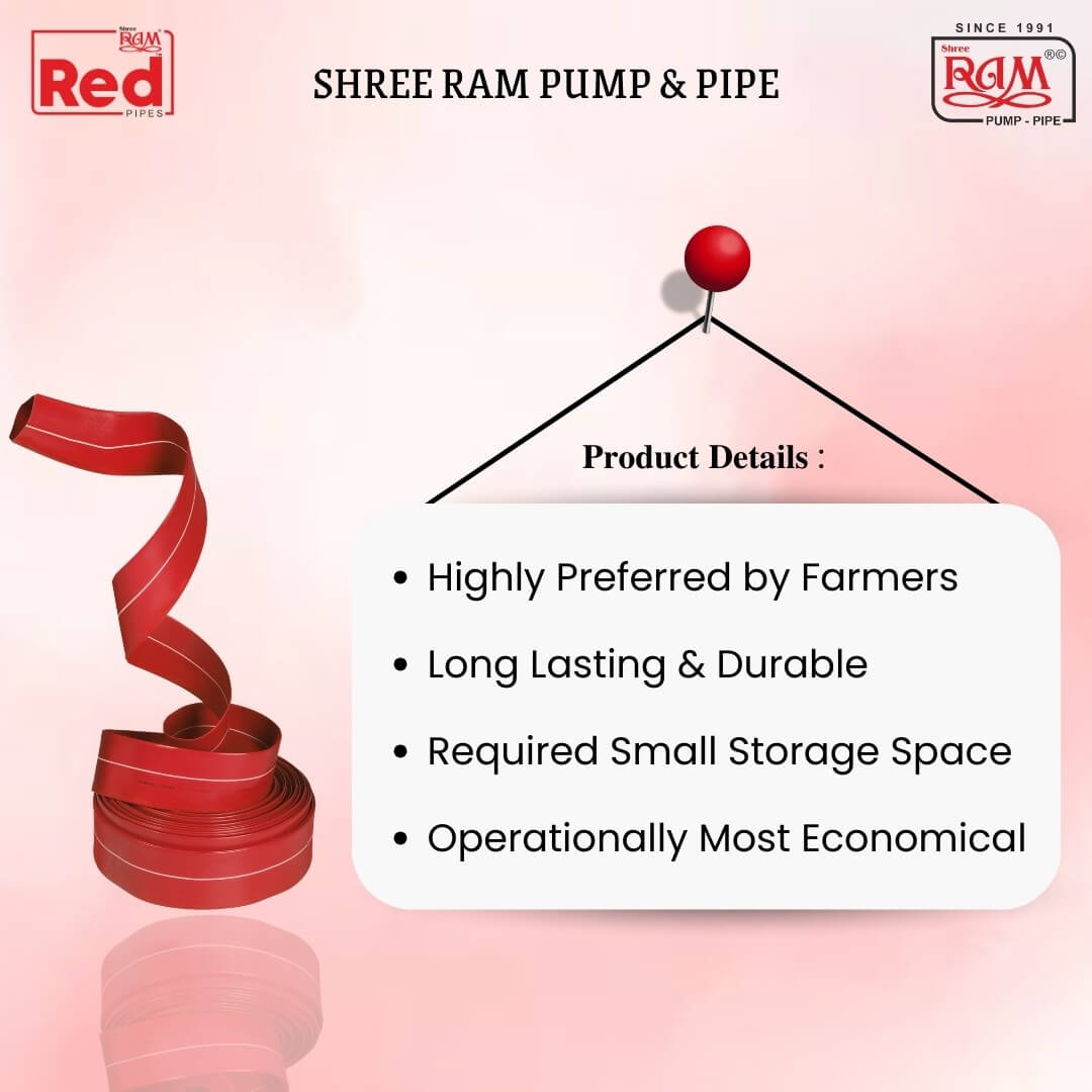 RED Heavy Duty LDPE Krishi Pipe
