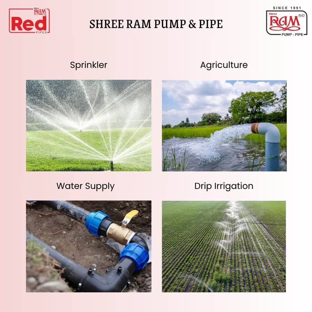 RED Heavy Duty LDPE Krishi Pipe