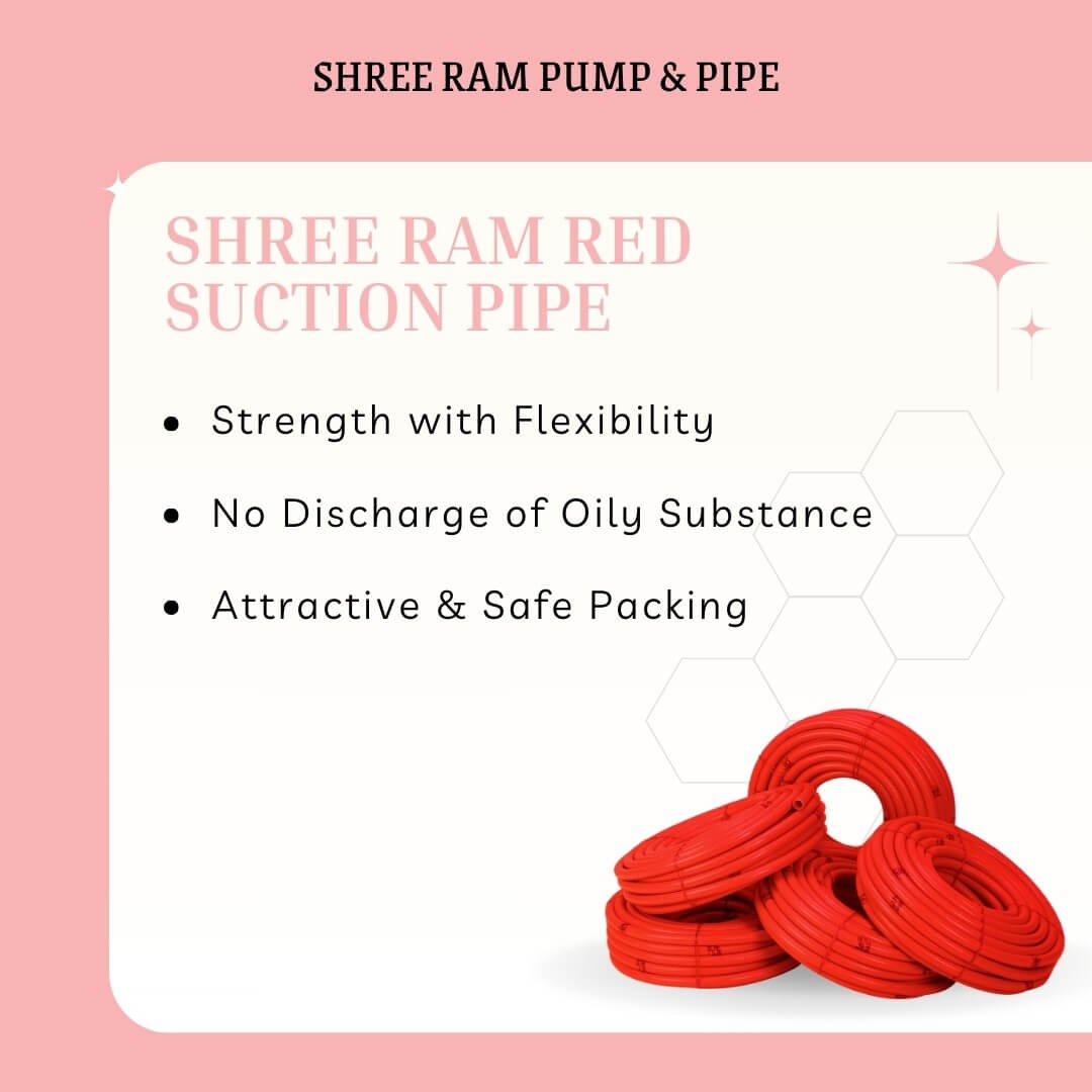 RED Heavy Duty Suction Hose