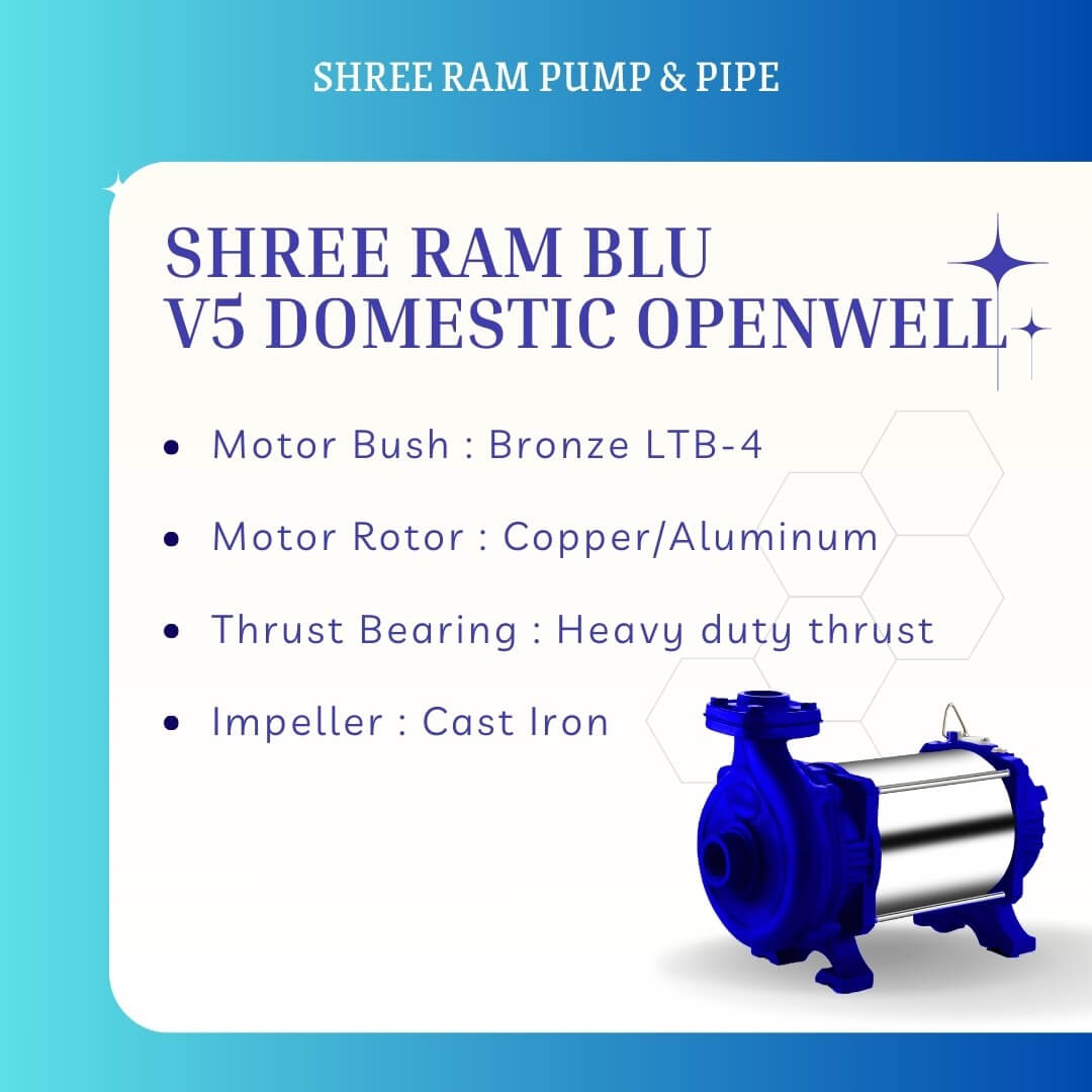 V5 BLU Domestic Open Well Submersible Pump