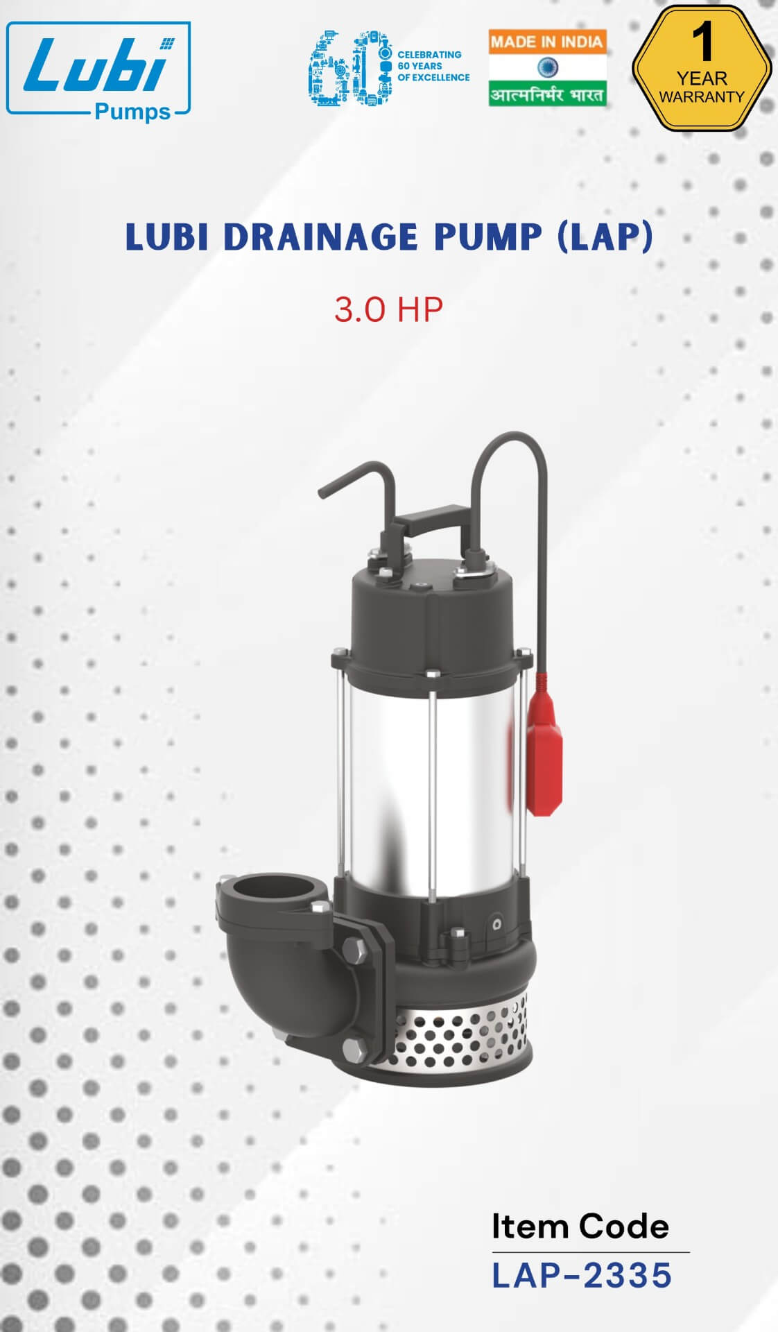 LUBI Drainage Pump 3.00 HP