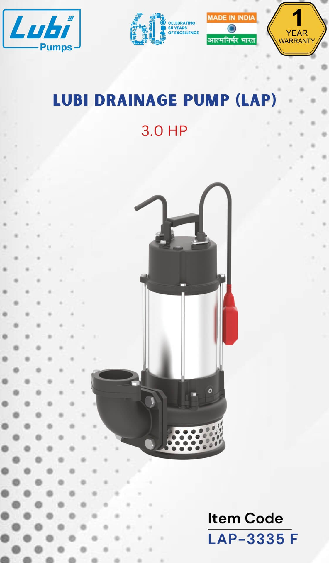 LUBI Drainage Pump 3.00 HP