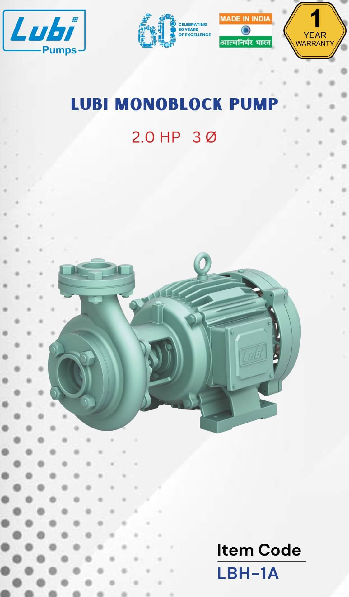 LUBI Monoblock Pump (LBH) (A Class) 2.00 HP