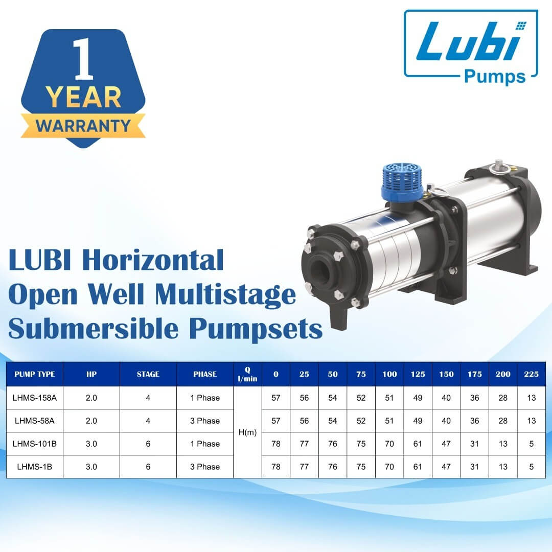 LUBI Horizontal Openwell Pump (LHMS)