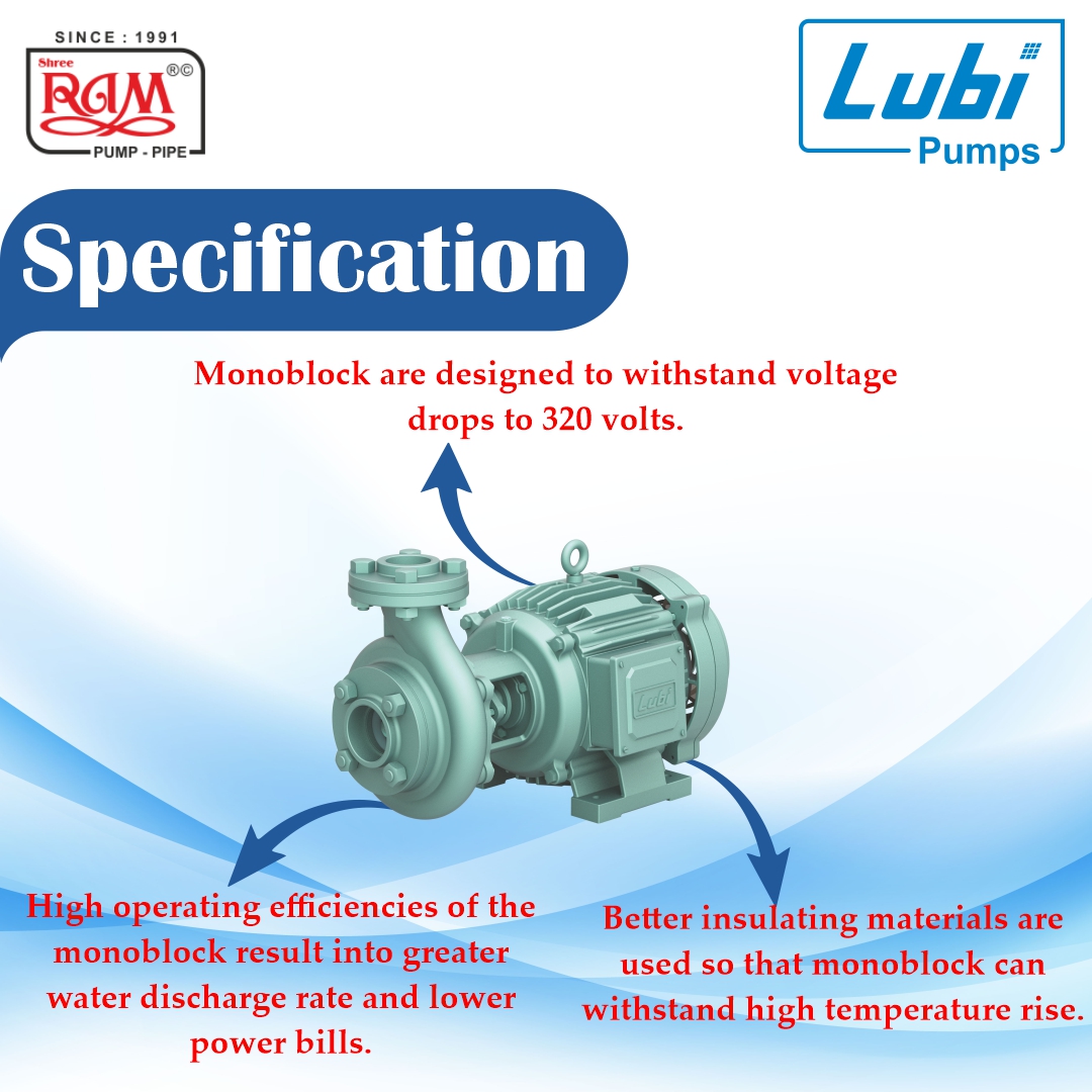 LUBI Centrifugal Monoblock Pump (LBH) (A Class)