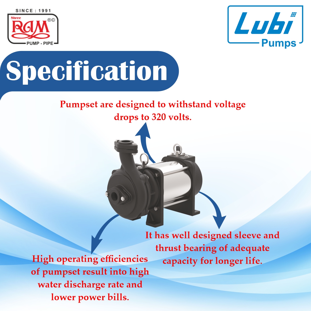 LUBI V9 Big Horizontal Openwell Submersible Pump (LHL)